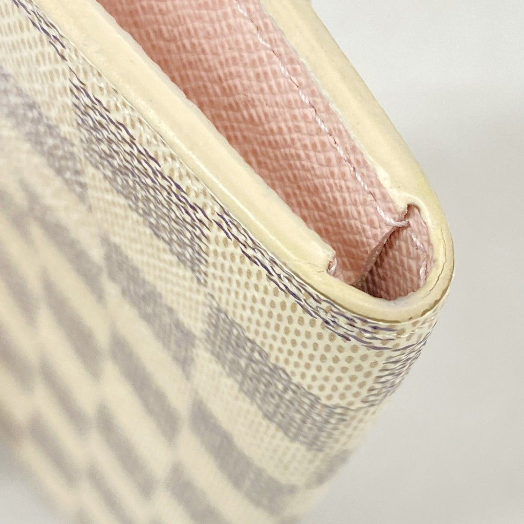 Louis Vuitton Wallet Damier Azur Portefeuille Emily Rose Velours — view 6