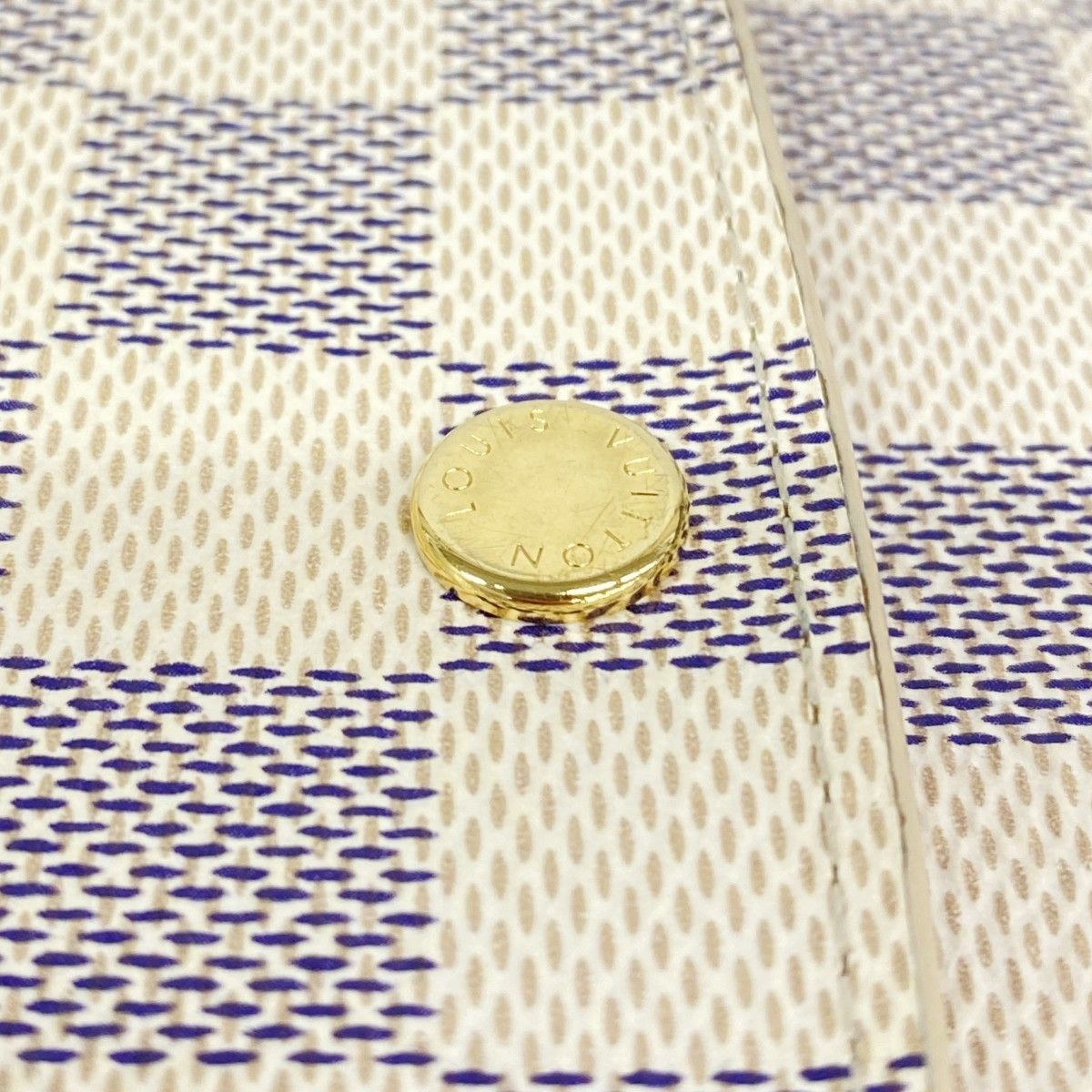 Louis Vuitton Wallet Damier Azur Portefeuille Emily Rose Velours — view 8