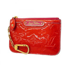 Louis Vuitton Coin Case Vernis Pochette Cles NM Rose Pop