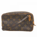 Louis Vuitton Shoulder Bag Monogram Pochette Ma Roulis Bandouliere Brown