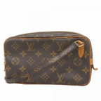 Louis Vuitton Shoulder Bag Monogram Pochette Ma Roulis Bandouliere Brown