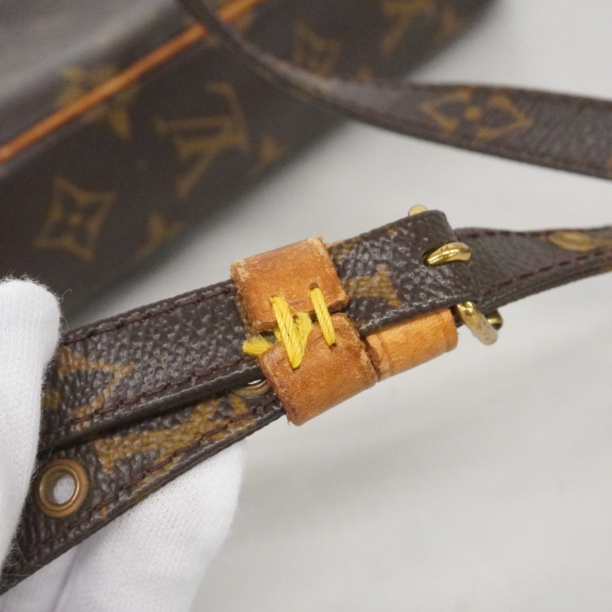 Louis Vuitton Shoulder Bag Monogram Pochette Ma Roulis Bandouliere Brown — view 7