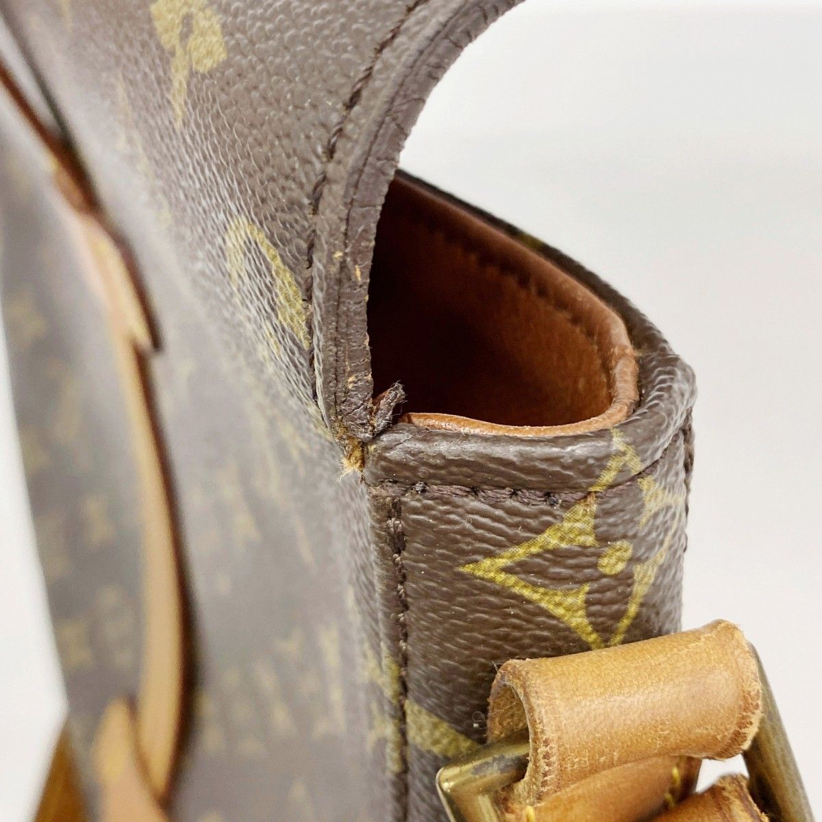 Louis Vuitton Shoulder Bag Monogram Cite GM Brown — view 7