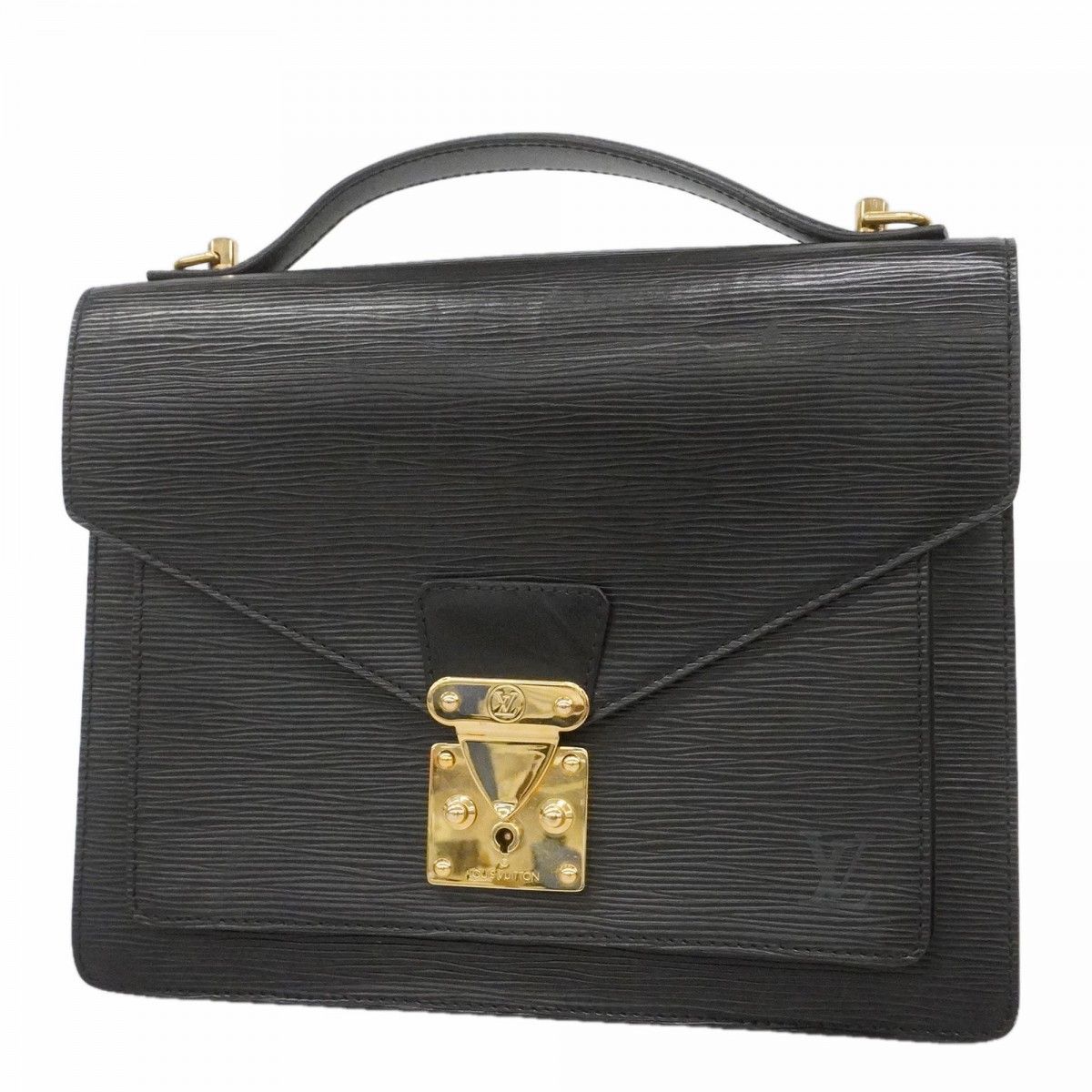 Louis Vuitton Handbag Epi Monceau Noir