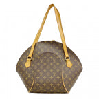 Louis Vuitton Shoulder Bag Monogram Ellipse Shopping Brown