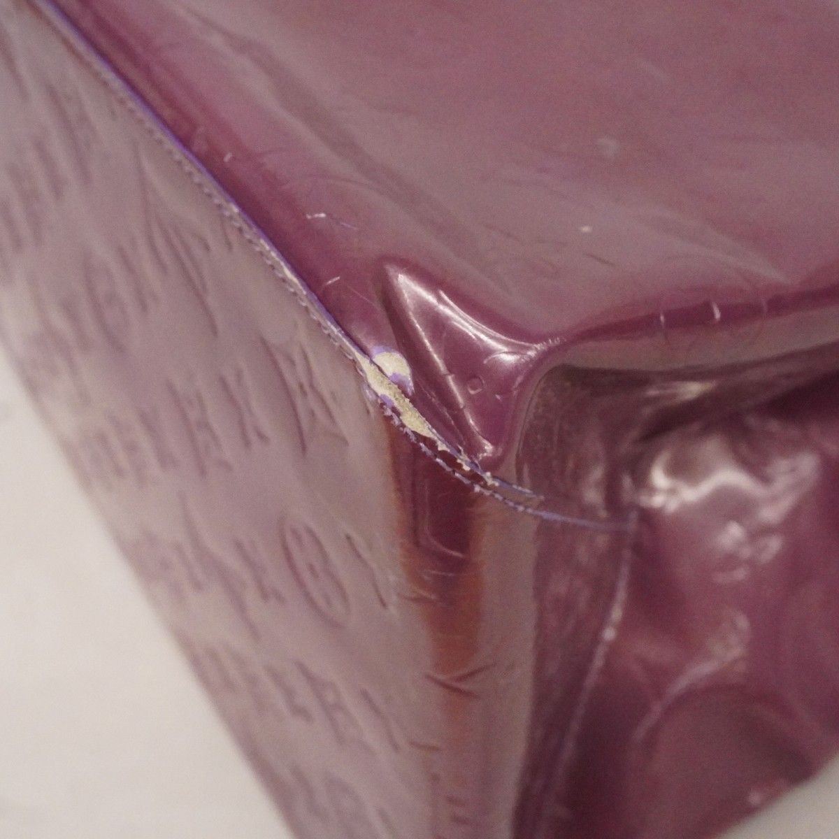 Louis Vuitton Tote Vernis Reed GM Viole — view 7