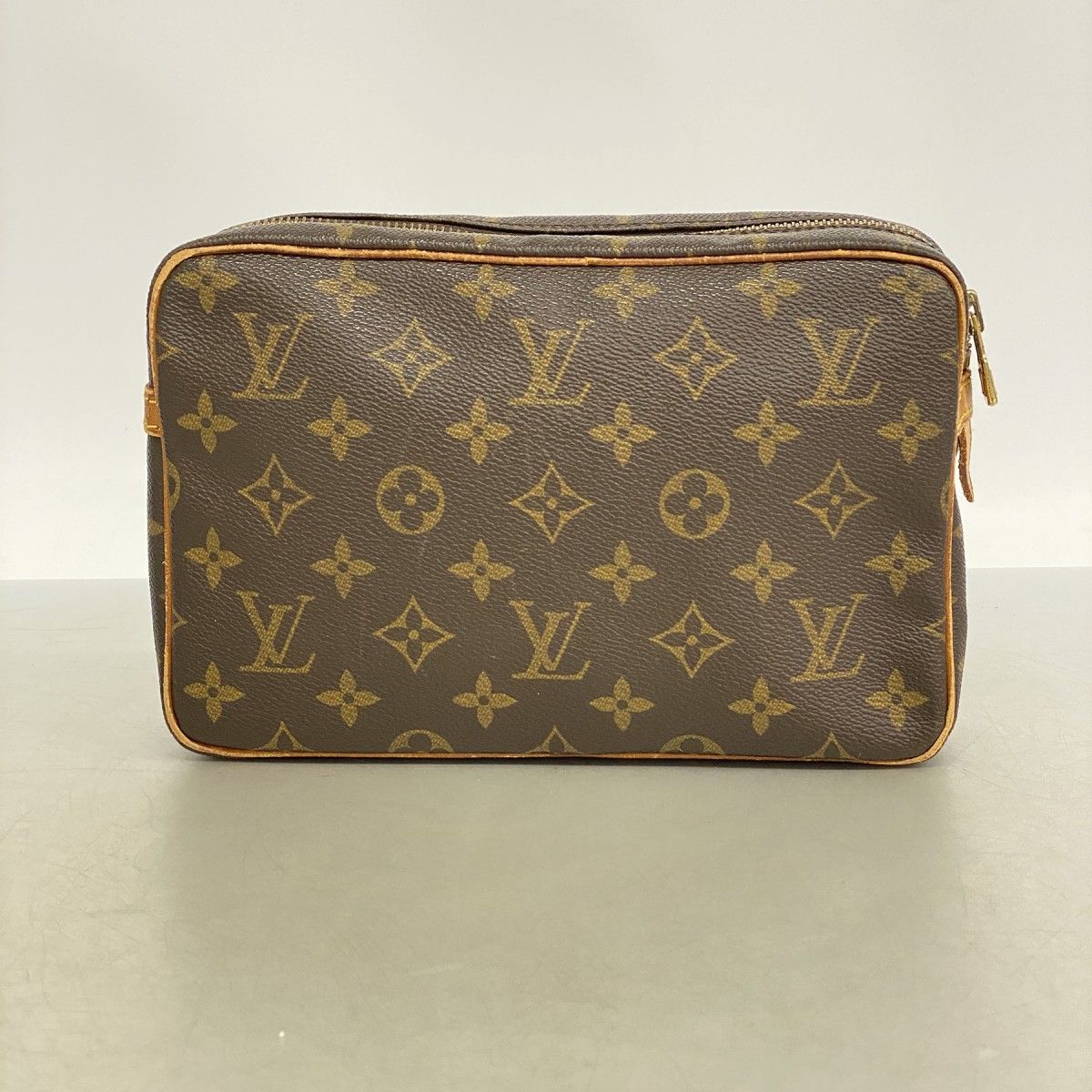 Louis Vuitton Clutch Monogram Compiegne 23 Brown — view 9