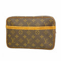 Louis Vuitton Clutch Monogram Compiegne 23 Brown
