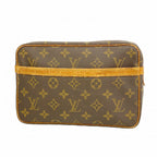 Louis Vuitton Clutch Monogram Compiegne 23 Brown