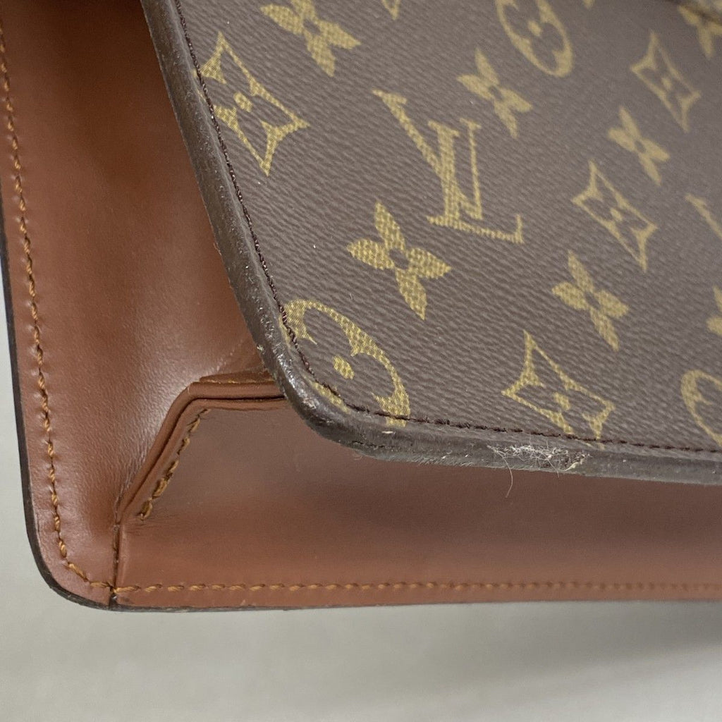 Louis Vuitton Clutch Monogram Pochette Homme Brown — view 6