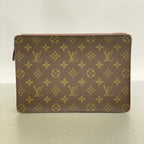 Louis Vuitton Clutch Monogram Pochette Homme Brown — view 8