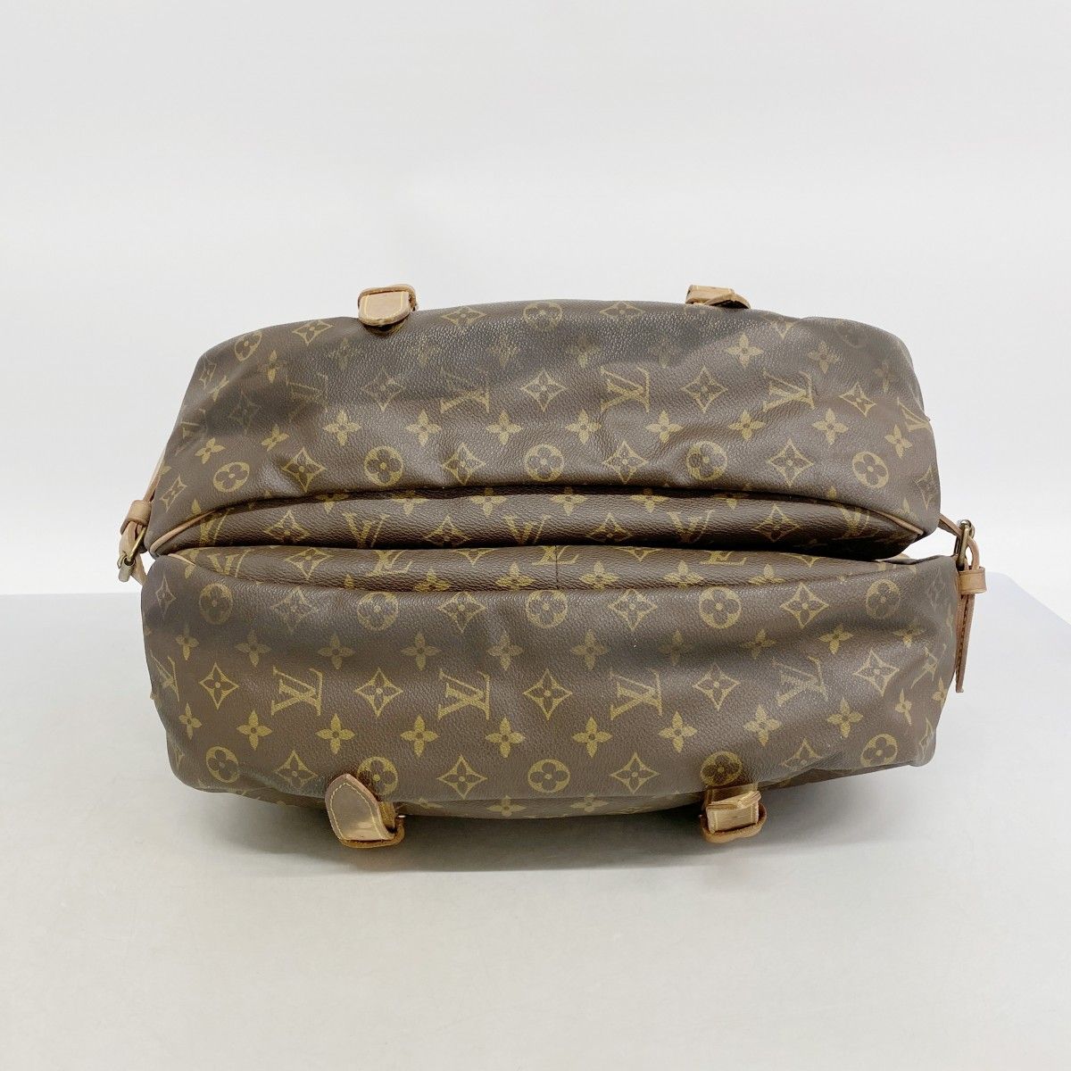 Louis Vuitton Shoulder Bag Monogram Saumur 43 Brown — view 3