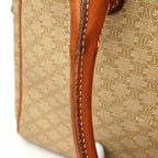 Celine Handbag Macadam Brown Gold — view 6