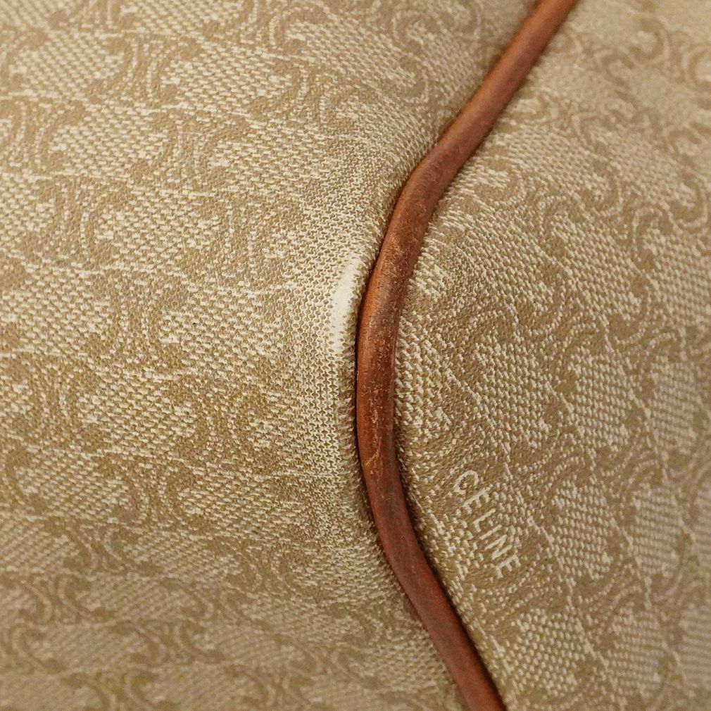 Celine Handbag Macadam Brown Gold — view 7