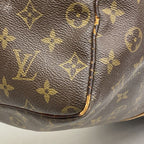 Louis Vuitton Boston Bag Monogram Keepall Bandouliere 60 Brown — view 9