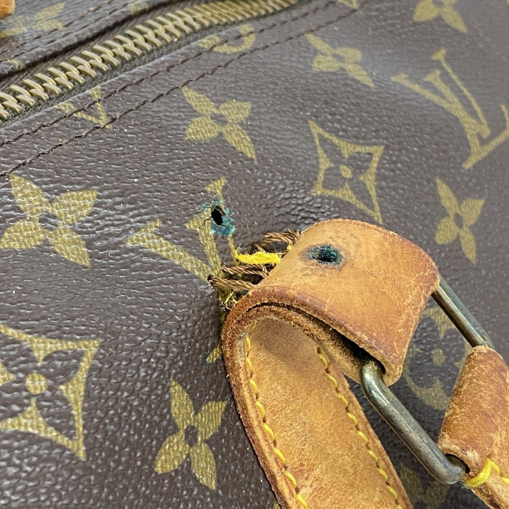 Louis Vuitton Boston Bag Monogram Keepall Bandouliere 60 Brown — view 6