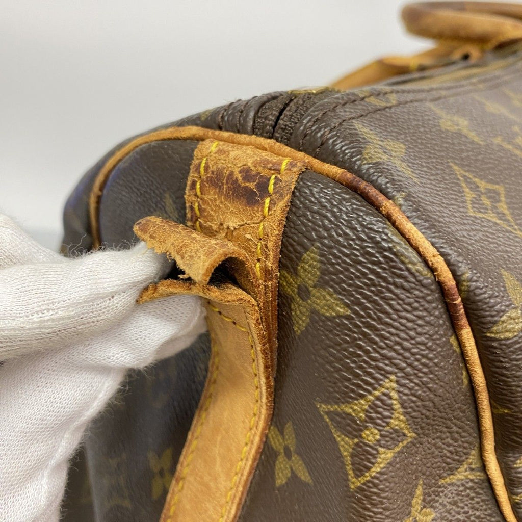 Louis Vuitton Boston Bag Monogram Keepall Bandouliere 60 Brown — view 7