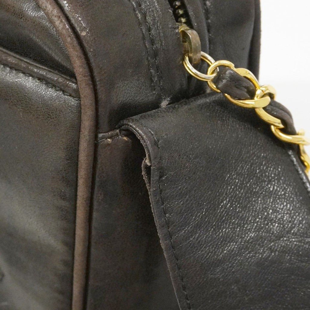 Chanel Shoulder Bag Triple Coco Lambskin Black Gold — view 6