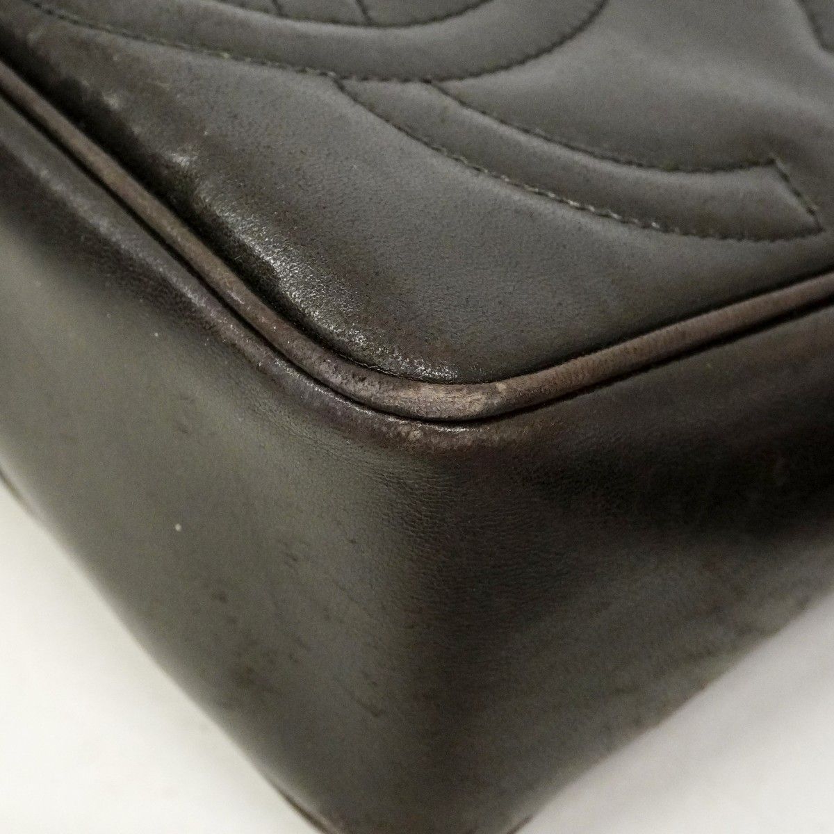 Chanel Shoulder Bag Triple Coco Lambskin Black Gold — view 7
