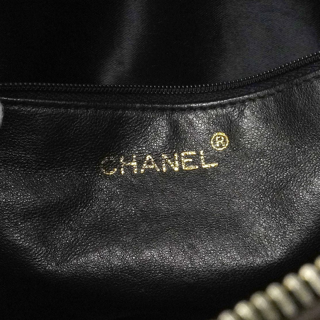 Chanel Shoulder Bag Triple Coco Lambskin Black Gold — view 5