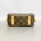 Louis Vuitton Shoulder Bag Monogram Perfo Mini Trocadero Brown Fuchsia — view 3