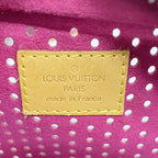 Louis Vuitton Shoulder Bag Monogram Perfo Mini Trocadero Brown Fuchsia — view 5