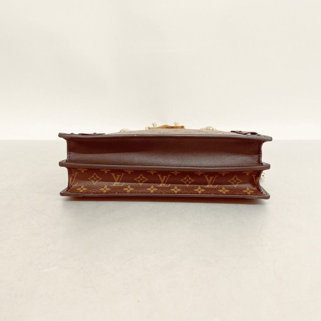 Louis Vuitton Shoulder Bag Monogram Reverse Trunk Clutch Brown — view 3