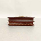 Louis Vuitton Shoulder Bag Monogram Reverse Trunk Clutch Brown — view 3