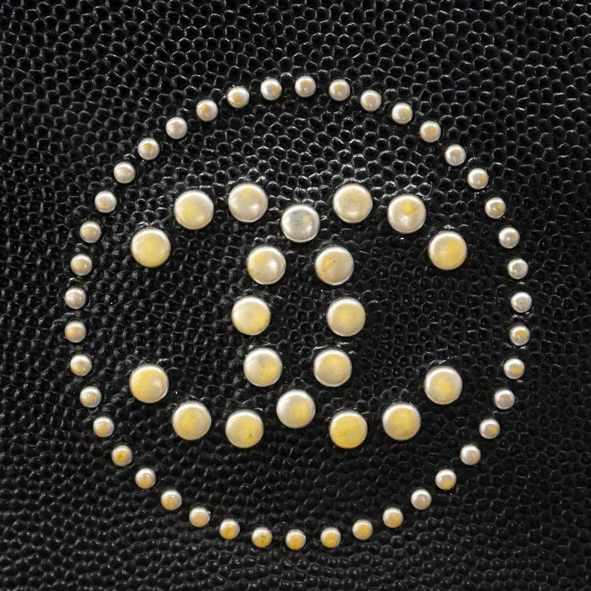 Chanel Clutch Deauville Black Gold Silver — view 7