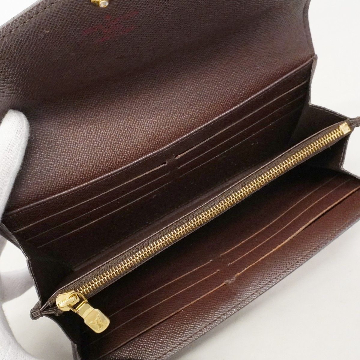 Louis Vuitton Wallet Damier Portefeuille Sarah Ebene — view 4