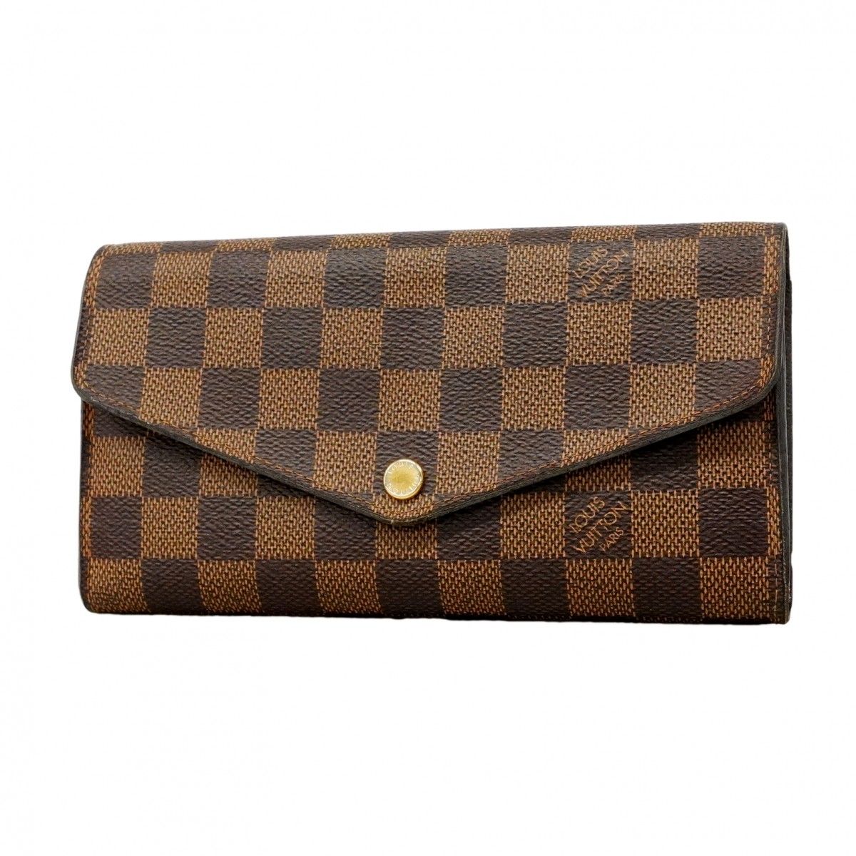 Louis Vuitton Wallet Damier Portefeuille Sarah Ebene