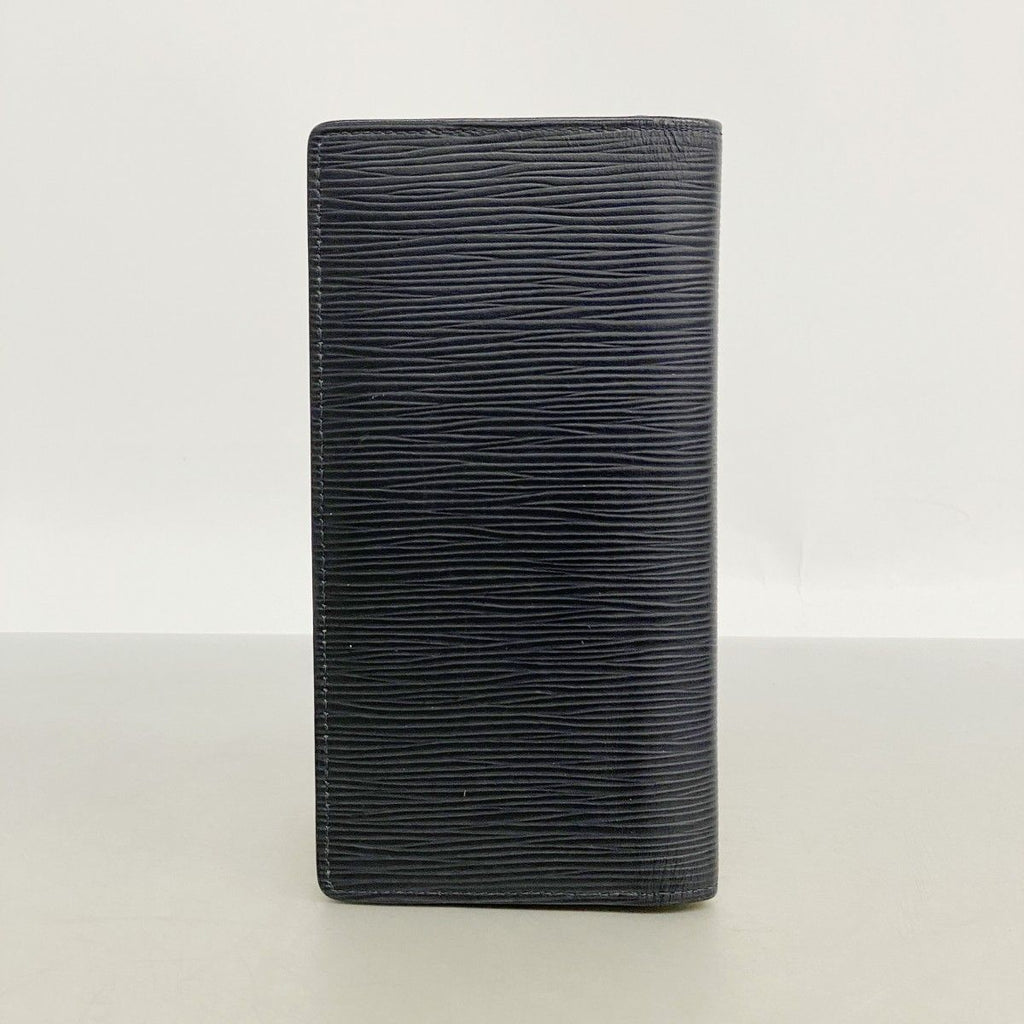 Louis Vuitton Wallet Epi Damier Graphite Portefeuille Brazza NM Blue Marine — view 8