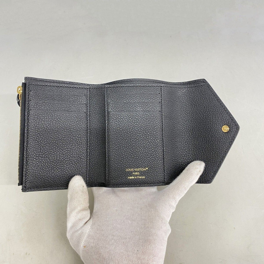 Louis Vuitton Trifold Wallet Monogram Empreinte Bicolor Portefeuille Victorine — view 3