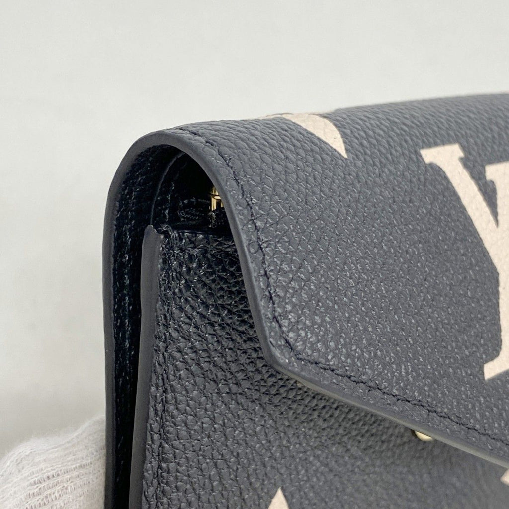Louis Vuitton Trifold Wallet Monogram Empreinte Bicolor Portefeuille Victorine — view 5