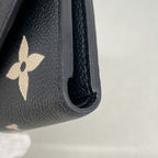 Louis Vuitton Trifold Wallet Monogram Empreinte Bicolor Portefeuille Victorine — view 6