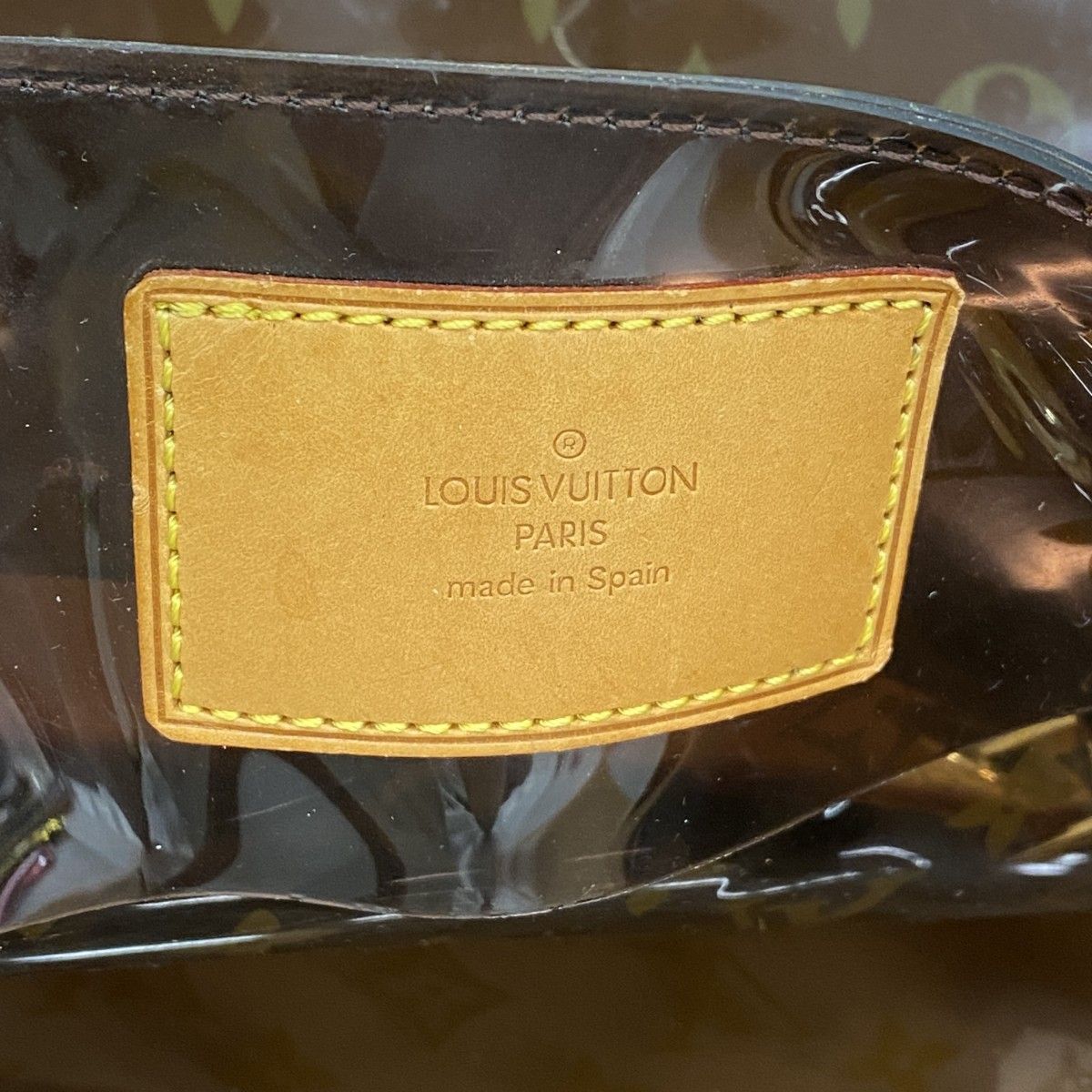 Louis Vuitton Tote Monogram Vinyl Cover Amble GM Brown — view 5