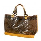 Louis Vuitton Tote Monogram Vinyl Cover Amble GM Brown