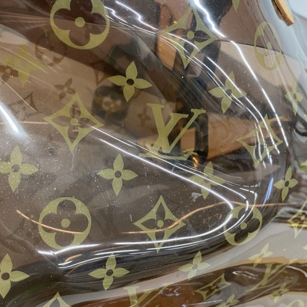 Louis Vuitton Tote Monogram Vinyl Cover Amble GM Brown — view 9