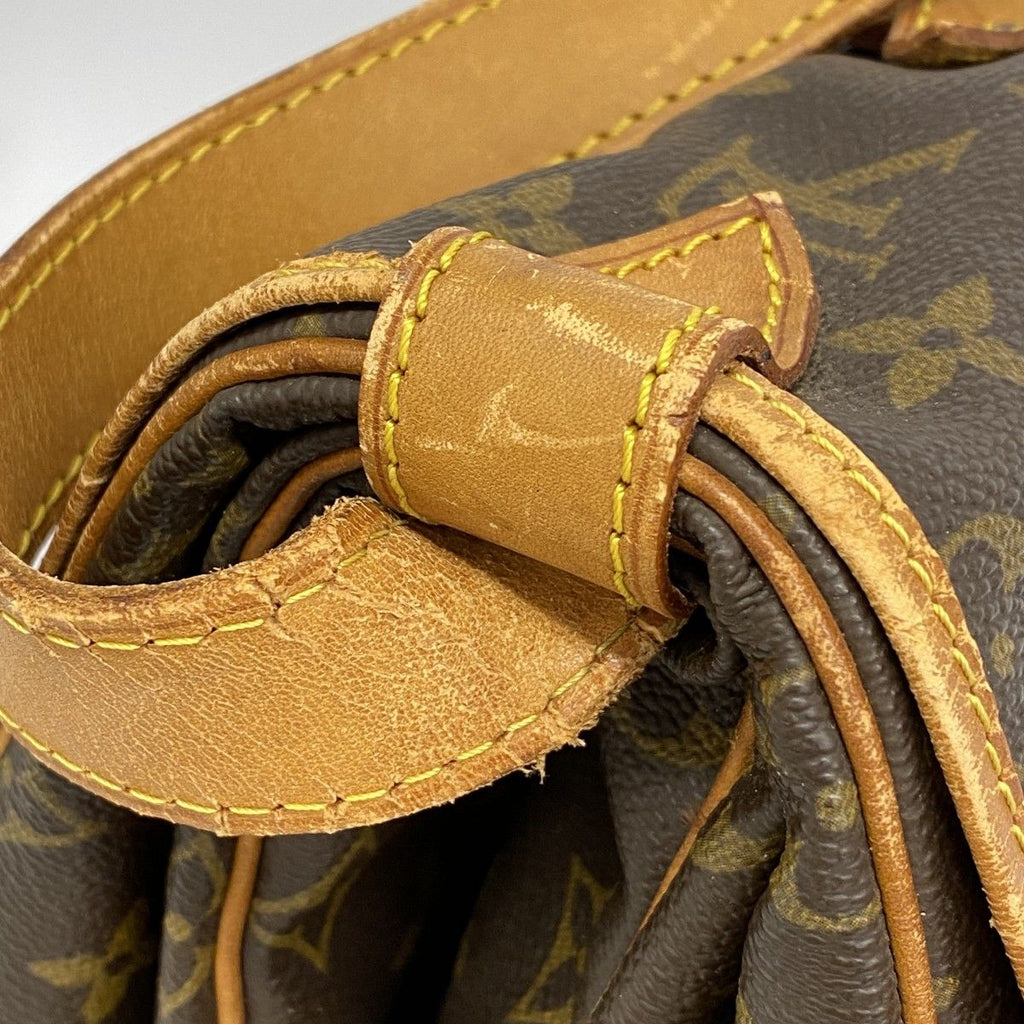 Louis Vuitton Shoulder Bag Monogram Saumur 43 Brown — view 7
