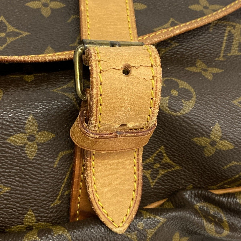 Louis Vuitton Shoulder Bag Monogram Saumur 43 Brown — view 8