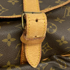 Louis Vuitton Shoulder Bag Monogram Saumur 43 Brown — view 8