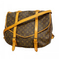 Louis Vuitton Shoulder Bag Monogram Saumur 43 Brown