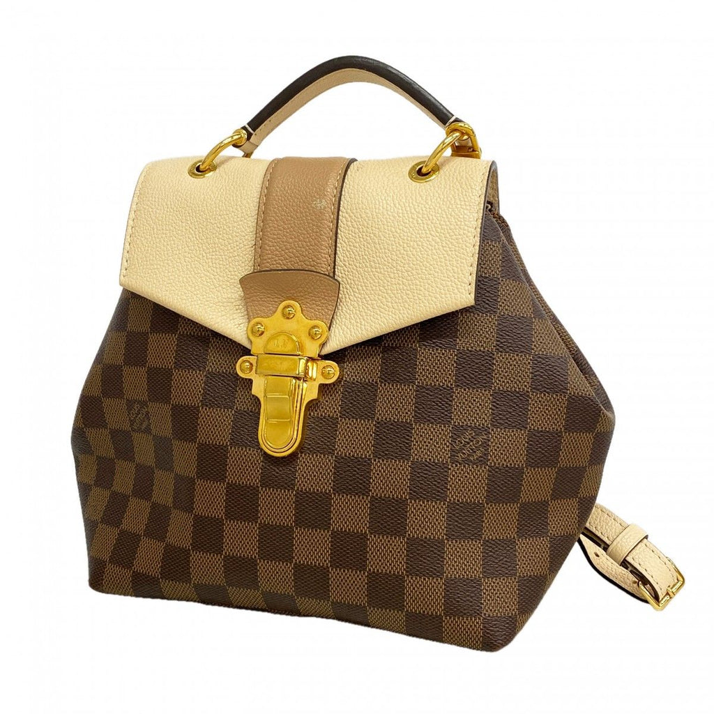 Louis Vuitton Backpack Damier Clapton Ebene Cream