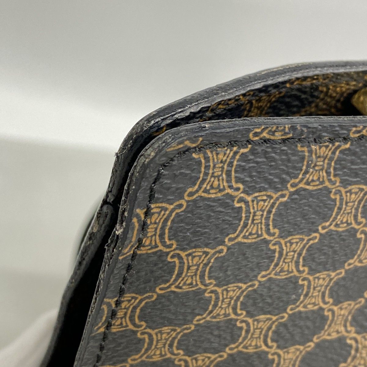 Celine Tote Macadam Black Gold — view 8
