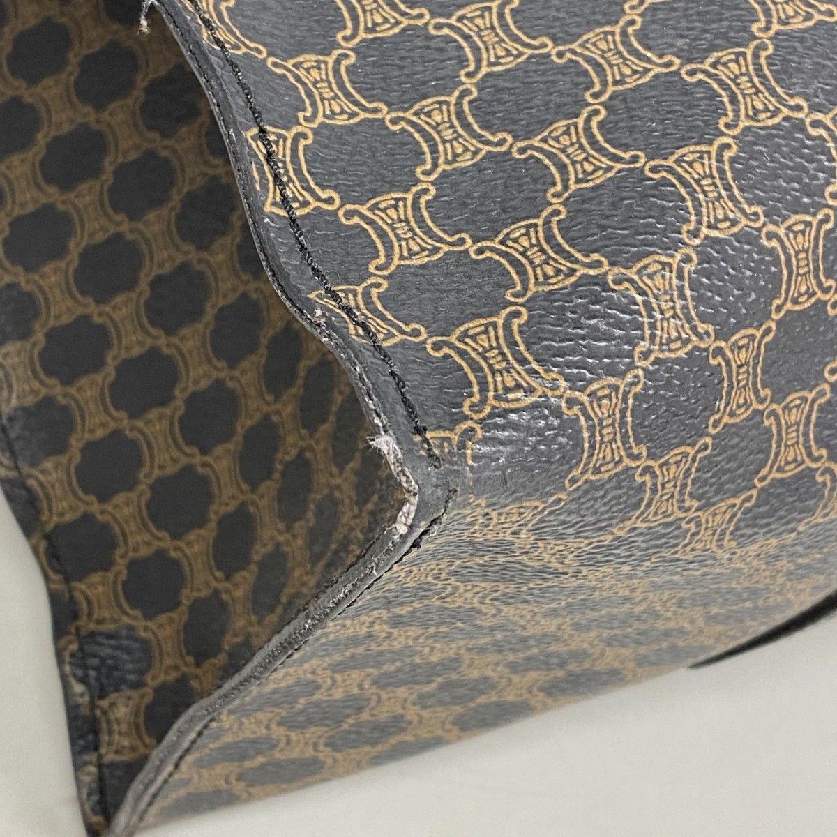Celine Tote Macadam Black Gold — view 6