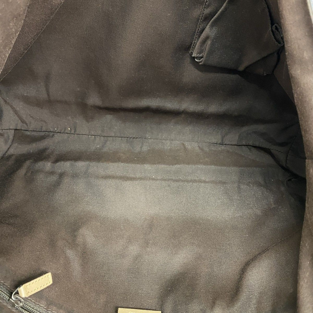 Gucci Tote Abbey Leather Beige Silver — view 4