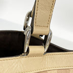 Gucci Tote Abbey Leather Beige Silver — view 9