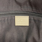 Gucci Tote Abbey Leather Beige Silver — view 5