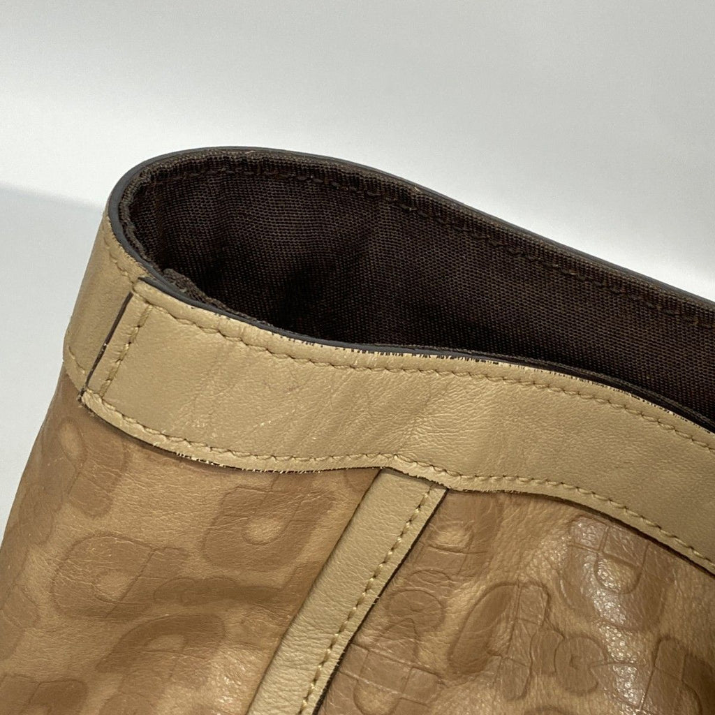 Gucci Tote Abbey Leather Beige Silver — view 7