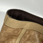 Gucci Tote Abbey Leather Beige Silver — view 7